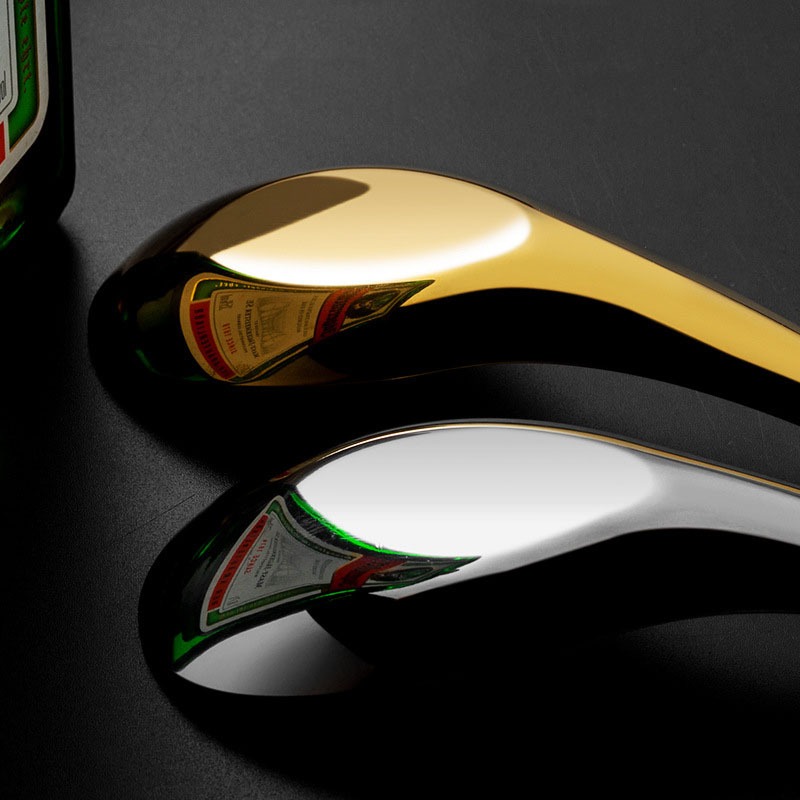 ช้อนเงิน ช้อนทอง ช้อนสแตนเลส สำหรับบนโต๊ะอาหาร ร้านอาหารทั่วไป เกรด304 No.KC4 - รูปที่ 2