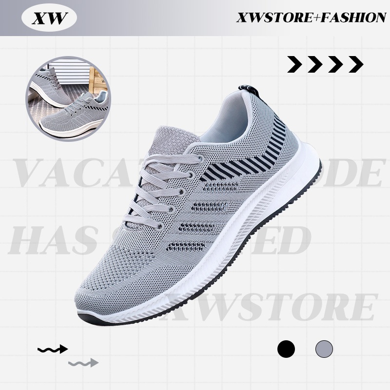 XWshopee สต๊อกแน่น รองเท้าผ้าใบแฟชั่น ทรง Unisex ใส่ได้ทั้งผู้หญิงผู้ชาย ดีไซน์ออกมาแนวสปอร์ต ผ้าดีทนทาน กับราคาที่จับต้