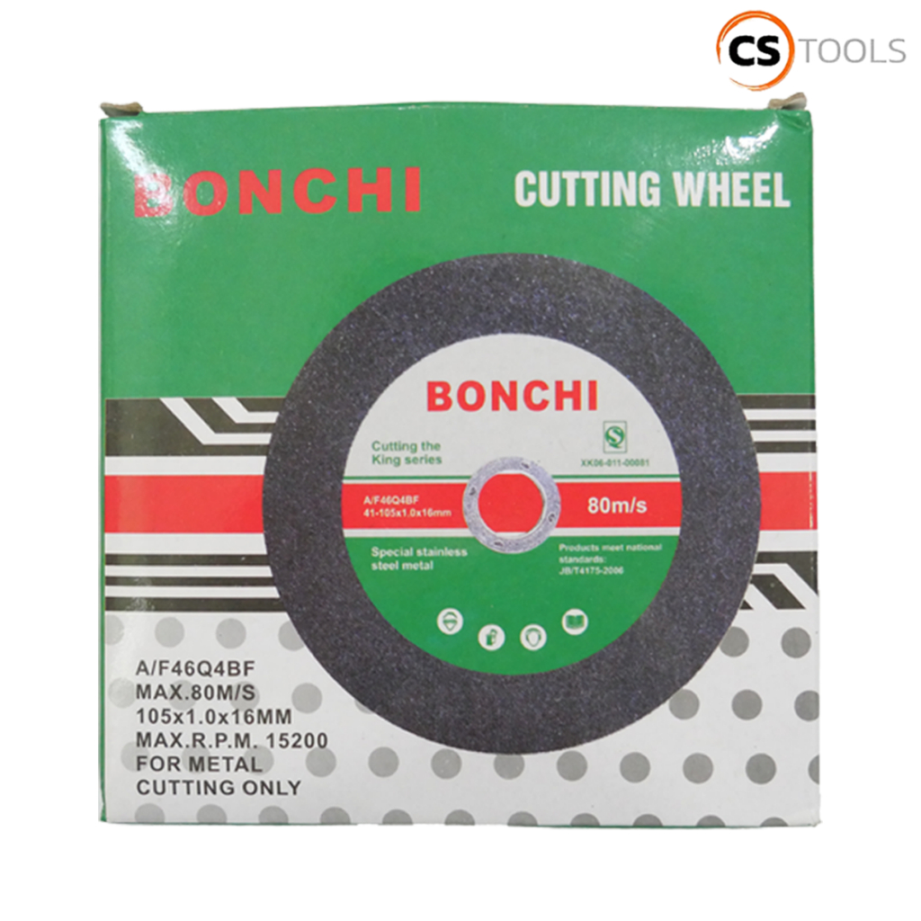 ใบตัดเหล็ก 4 นิ้ว BONCHI ตัดเหล็ก+สแตนเลส คมกริบ พร้อมส่ง