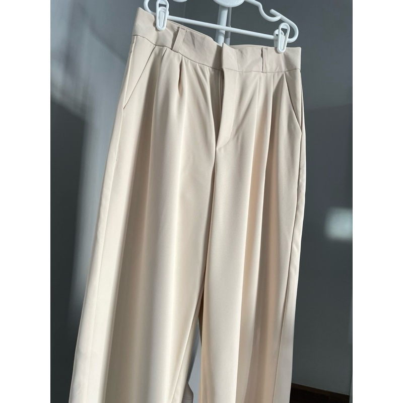 กางเกง กางเกงทรงกระบอก กางเกงขายาว Sistory style (L)