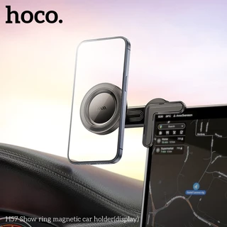 Hoco H57 ที่ยึดมือถือกับจอภาพในรถและคอมพิวเตอร์ magnetic phone display holder