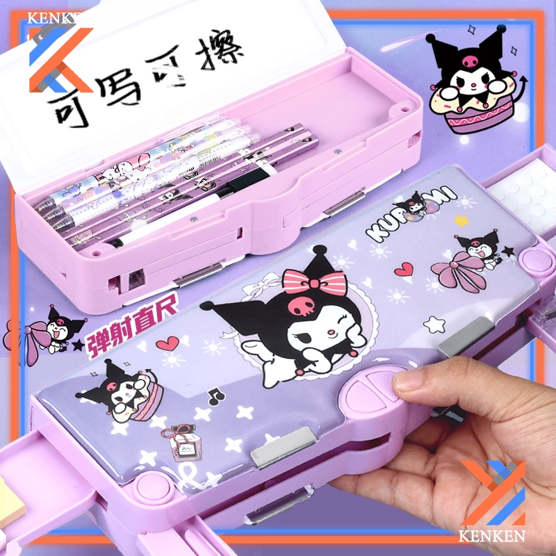 🇹🇭ส่งจากไทย🇹🇭 【เปิดสองด้าน】กล่องดินสอ 2 ชั้น กล่องอเนกประสงค์ กล่องใส่ดินสอเด็ก 