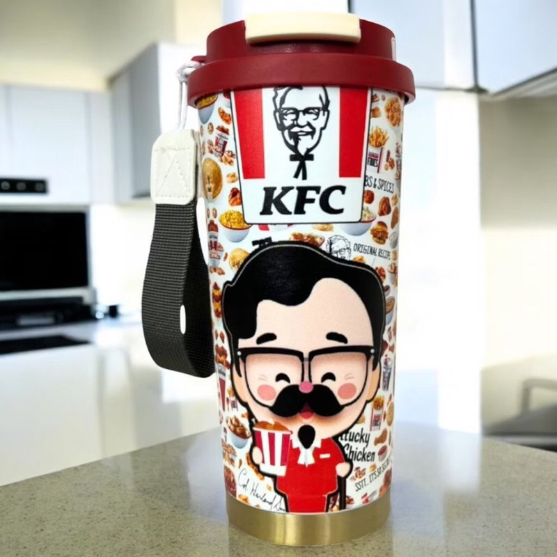 พร้อมส่ง แก้วกาแฟ  เเก้วเก็บความเย็น-ความร้อน มาใหม่มีลายให้เลือกหลายลาย เก็บความเย็น 6-12 ชั่วโมง สเเตนเลส316 - รูปที่ 4