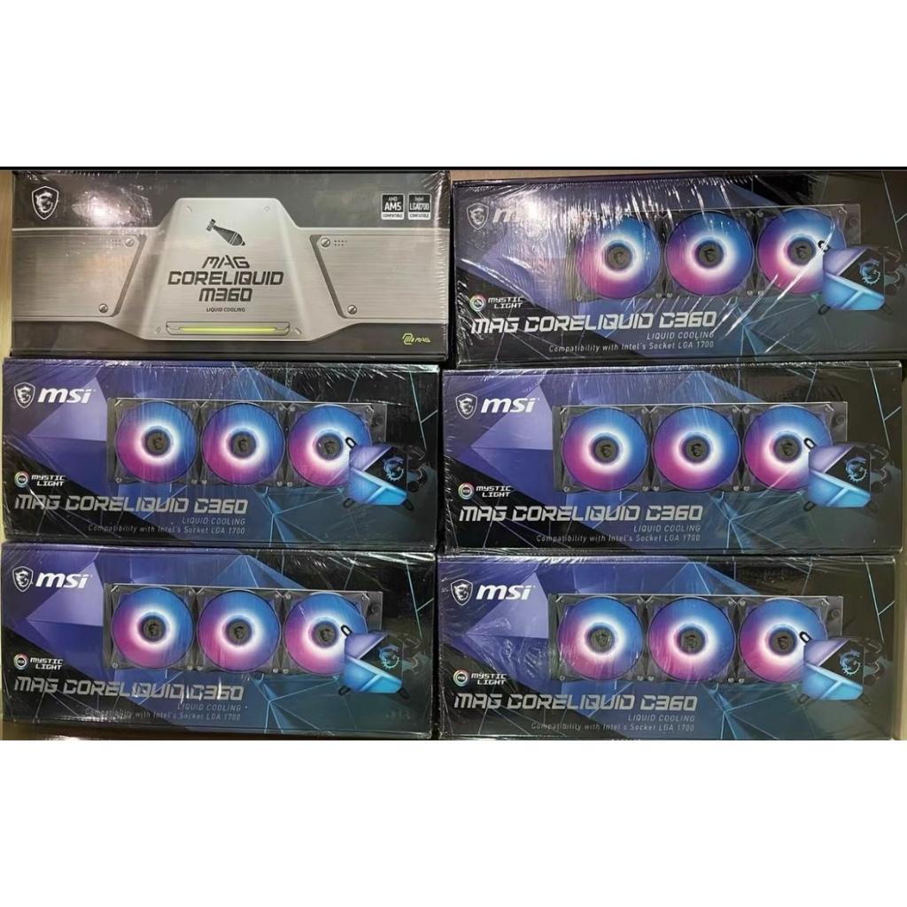 Msi MAG Coreliquid C360 คูลเลอร์ CPU ARGB AIO 360 มม.