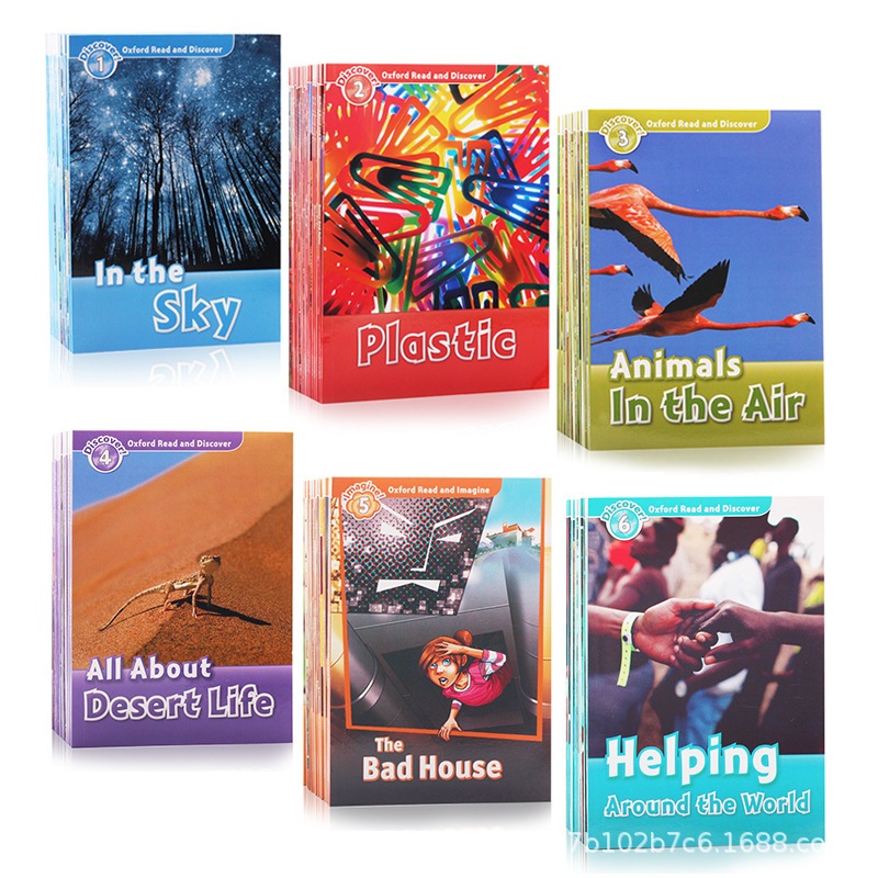 Oxford Read and Discover Level 1-6 In English Reading Learing Helping Child To Read Story Picture Books for Kids
