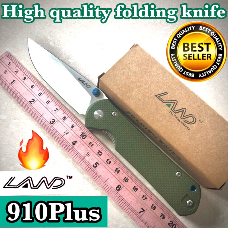 High quality folding knife Land 910Plus-GR for collection and camping 🏕️