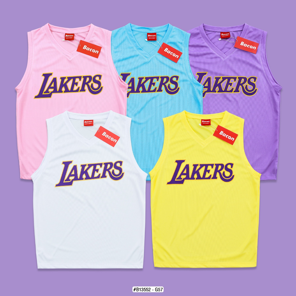 (ส่งจากไทย🇹🇭) เสื้อบาส Freesize | LAKERS