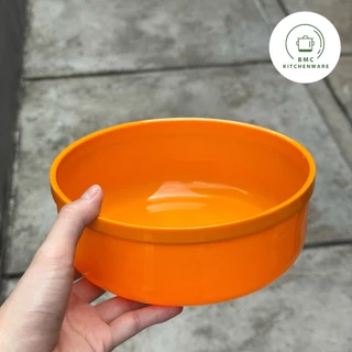 ขันเหลือง ขันน้ำ ขันสังฆทาน พลาสติก ตราดอกบัว ขนาด 18/20 cm (6 ใบ / 12ใบ)