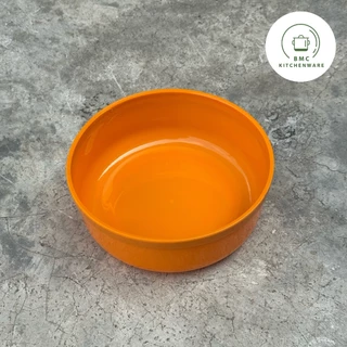 ขันเหลือง ขันน้ำ ขันสังฆทาน พลาสติก ตราดอกบัว ขนาด 18/20 cm (6 ใบ / 12ใบ)