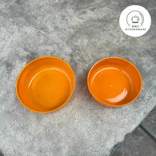 ขันเหลือง ขันน้ำ ขันสังฆทาน พลาสติก ตราดอกบัว ขนาด 18/20 cm (6 ใบ / 12ใบ)