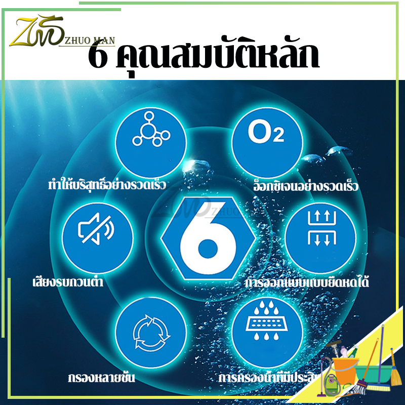 กรองแขวน ตัวกรองตู้ปลา กรองน้ําตู้ปลา กรองฟองน้ำอย่างดี ช่วยกรองให้น้ำใส เพิ่มออกซิเจน อุปกรณ์​ตู้ปลา กรองฟองน้ำตู้ปลา - รูปที่ 5