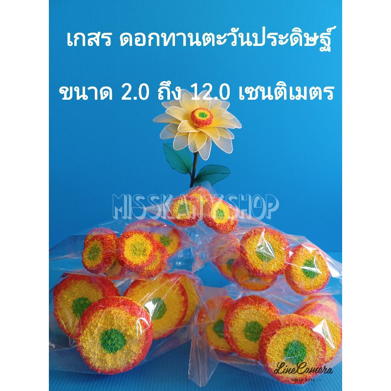 เกสรดอกทานตะวัน เกสรประดิษฐ์ต้องการไซส์ไหนเท่าไรทักแชท