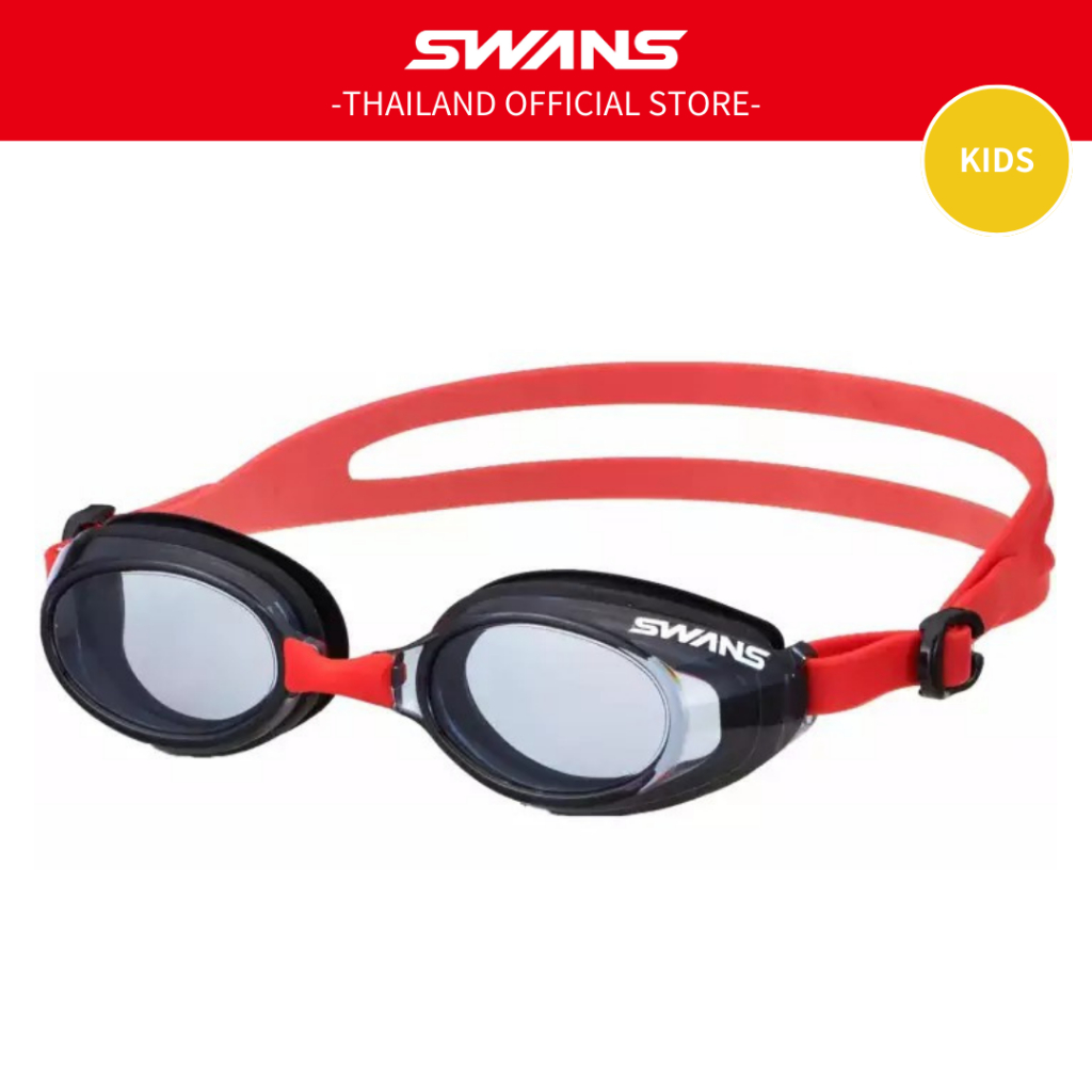 แว่นตาว่ายน้ำ SWANS  รุ่น SJ-23NE จากญี่ปุ่น  สำหรับเด็กเล็กอายุ 6-12ขวบ กันฝ้า กันUV  มีกล่อง