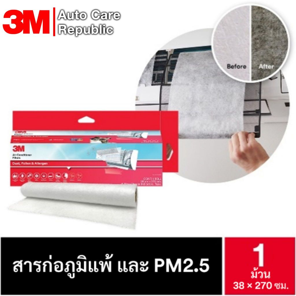 3M แผ่นกรองสิ่งแปลกปลอมในอากาศ สำหรับใส่เครื่องปรับอากาศ รุ่น 9808แผ่นดักจับสิ่งแปลกปลอมในอากาศ 3M ช
