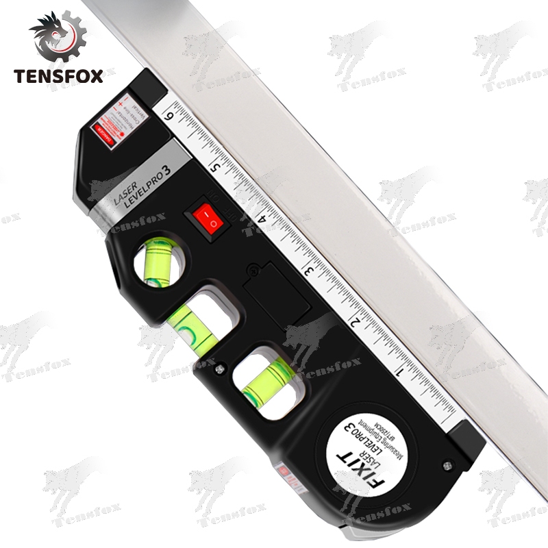 Tensfox ระดับน้ําเลเซอร์ Leveing Laser ตลับเมตร เครื่องวัดระดับ เลเซอร์ เครื่องวัดระดับน้ำ อุปกรณ์สำหรับวัดและปรับระดับ รูปที่ 7