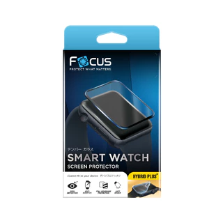 Focus Hybrid Plus Film ฟิล์มไฮบริด โฟกัส ฟิล์มกันรอยลงโค้งพิเศษ สำหรับ Apple Watch Series 11 10 42 / 44 45 mm ไม่ต้อง UV