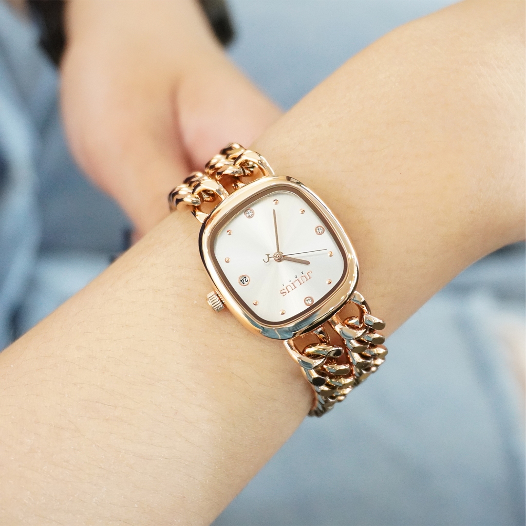 Julius นาฬิกาข้อมือผู้หญิง รุ่น JA-1520 (JA-1520A,JA-1520B,JA-1520C,JA-1520D,JA-1520E,JA-1520F) - รูปที่ 4