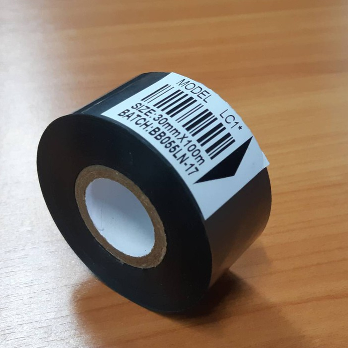 DY02 ผ้าหมึกคาร์บอน.หมึกร้อนริบบอน.เทปหมึกเครื่องพิมพ์วันที่ (Hot Stamping Foil) ขนาดหน้ากว้าง 30 มม.* 100 ม.