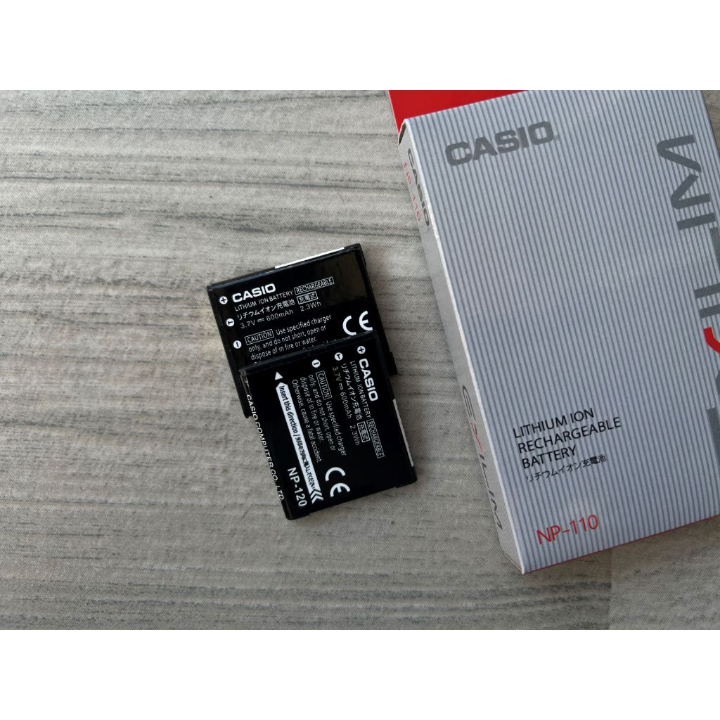 NP120 แบตเตอรี่กล้อง Casio รุ่น NP-120 (600mAh) มือ 1 ราคาถูก