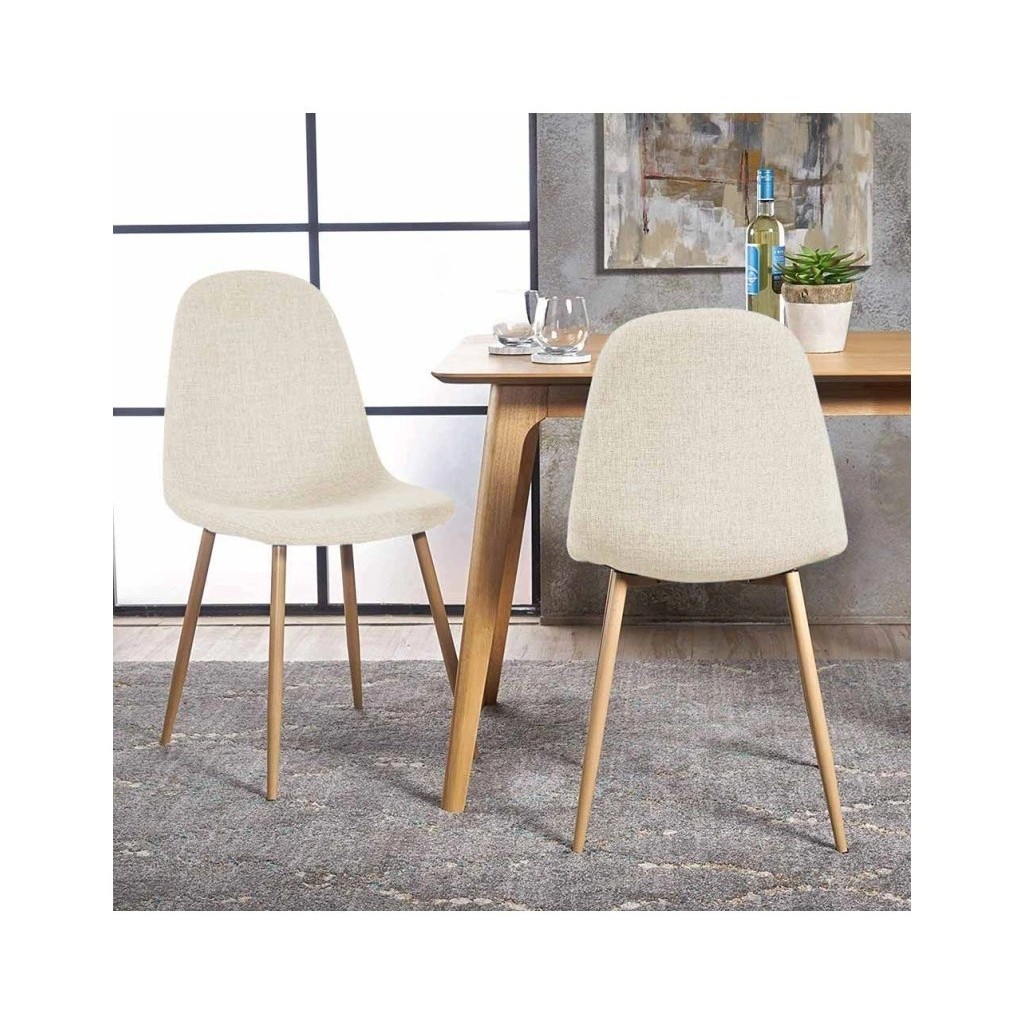 KSB เก้าอี้กินข้าว เก้าอี้เบาะผ้า มินิมอล โมเดิร์น ขาเหล็กลายไม้ แข็งแรง เหมาะกับร้านอาหาร คาเฟ่ ร้านกาแฟ รุ่นVC-02 - รูปที่ 5