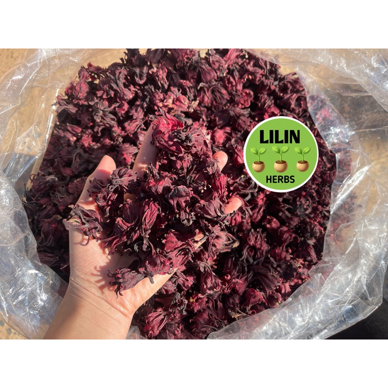 กระเจี๊ยบแห้ง 1Kg. กระเจี๊ยบแดงแห้ง ออร์แกนิก็