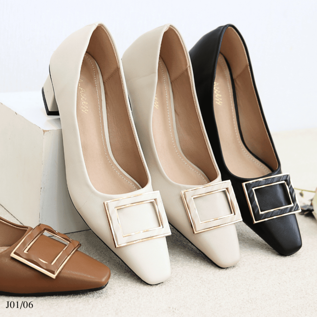 Mgaccess 'Anna  High Heels Shoes' J01/06 รองเท้าคัทชู