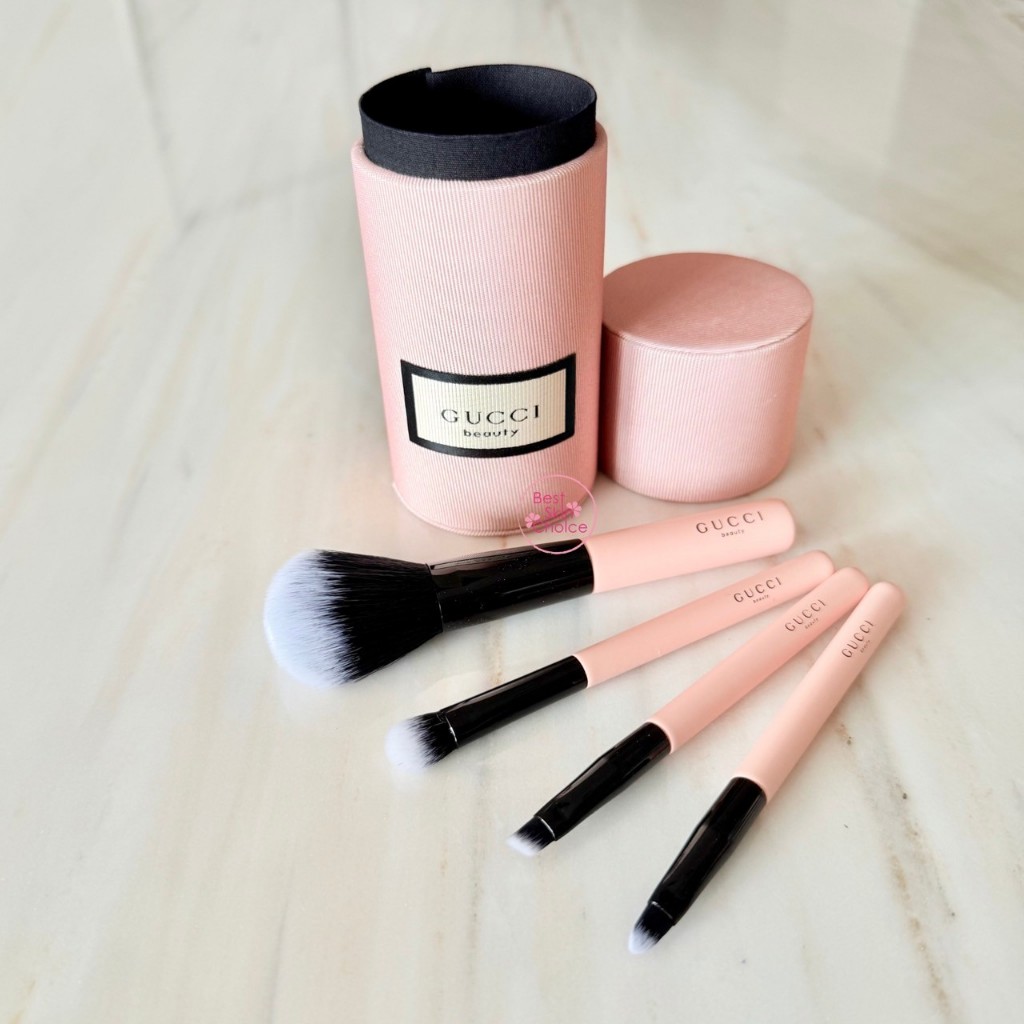 Gucc i  Beauty Brushe set 4 ชิ้น + กล่อง
