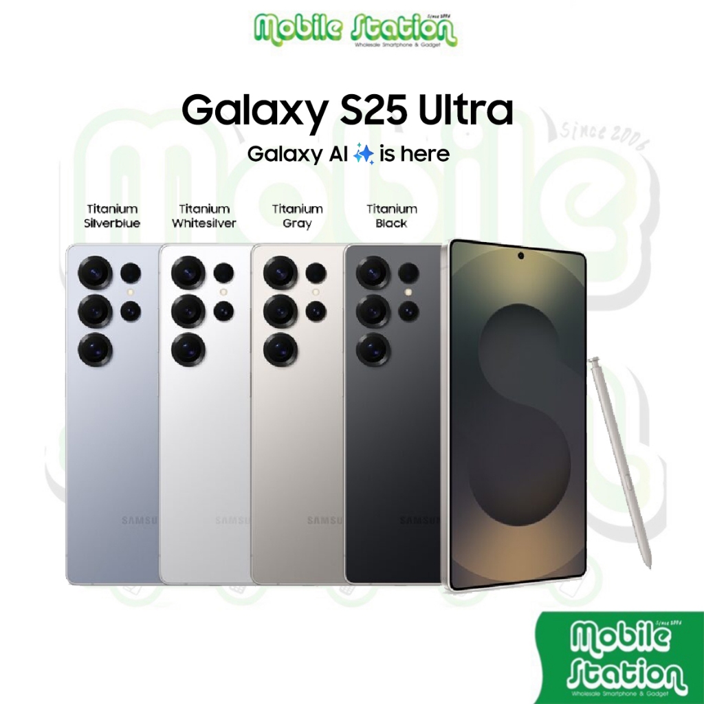 [Hot] Samsung Galaxy S25 Ultra 5G Snapdragon 8 Elite with S Pen Galaxy AI แอนดรอยด์ กล้องสวย จอ 6.9" by MobileStation