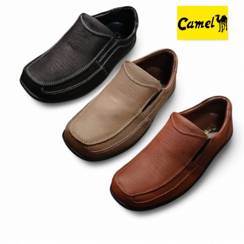 Camel รองเท้าหนังแท้ลำลองผู้ชาย รุ่น CM-128
