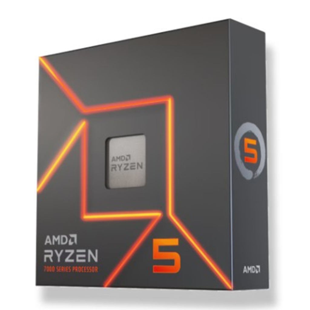 CPU (ซีพียู) AMD AM5 RYZEN 5 7600X (5.30GHz) 6C/12T R5 7600X ประกันศูนย์ พร้อมส่ง