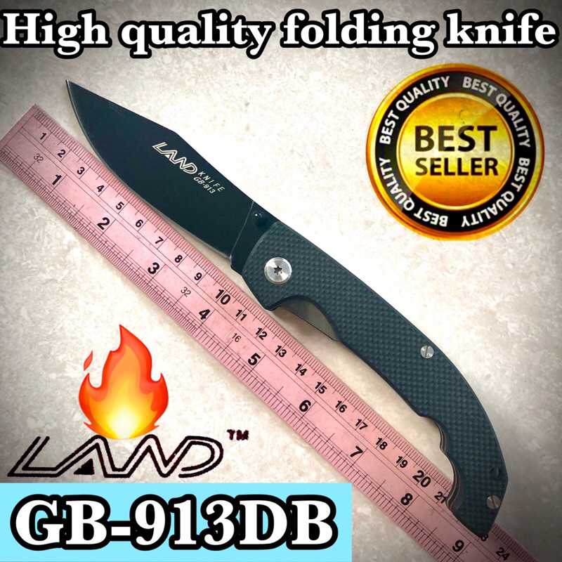 High quality folding knife Land GB-913DB for collection and camping 🏕️