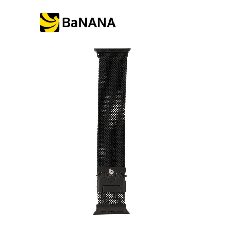Blue Box สาย Apple Watch Strap Series 6,7,8,9,10,SE1,SE2,Ultra (44/45/46/49mm) New Metal Tile Black By Banana IT
