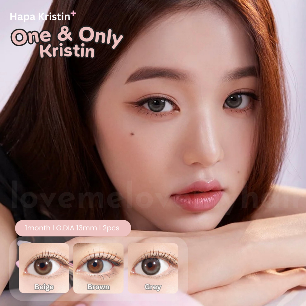 พร้อมส่ง | Hapa Kristin - One & only kristin 1Month (2pcs) คอนแทคเลนส์รายเดือน