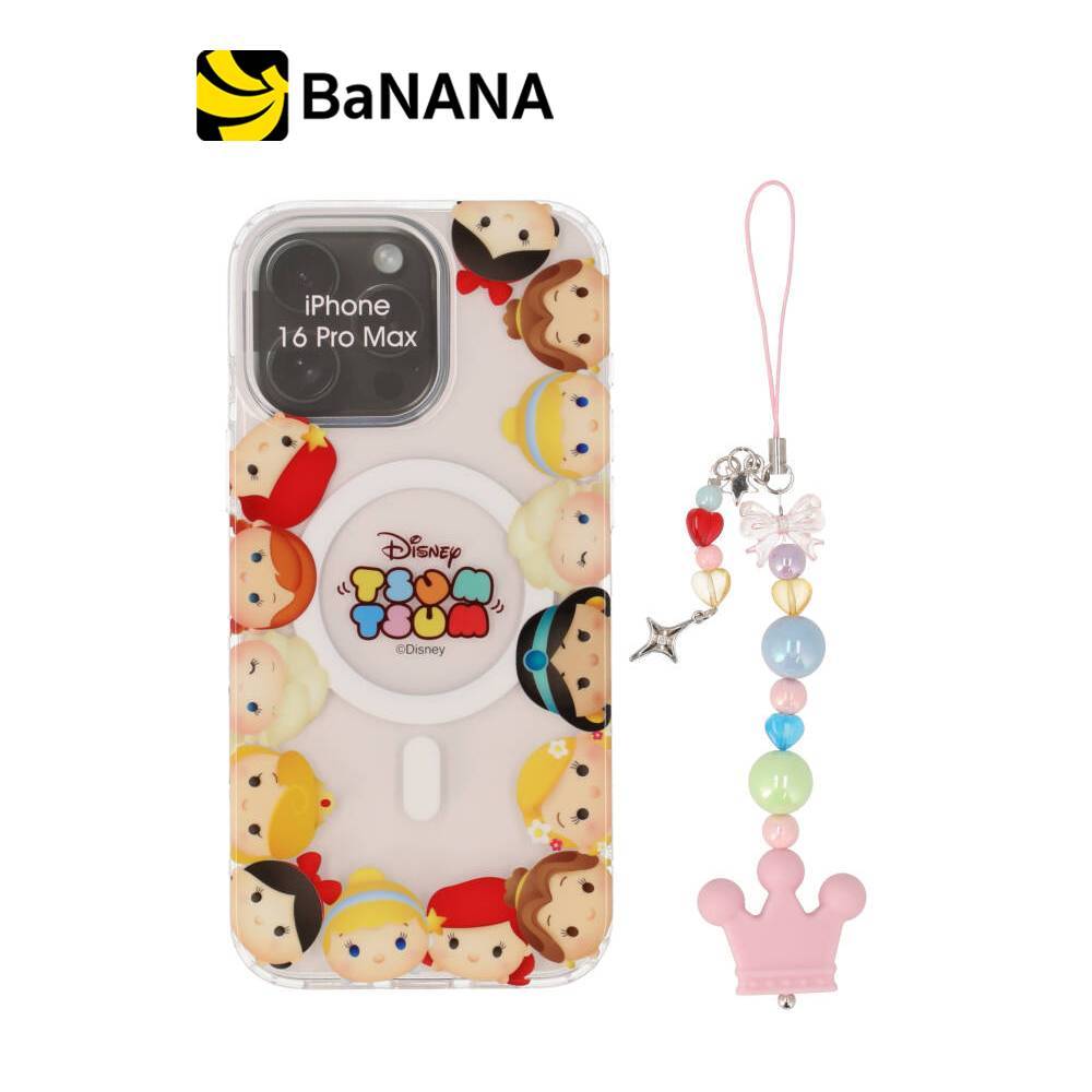 Blue Box x Mickey & Friend เคส iPhone 16 Pro Max Tsum Tsum Princess with Magnetic by Banana IT