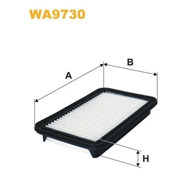 Wix air filter ไส้กรองอากาศ WA9730 9730 Suzuki Swift 1.5 RS415 ซูซูกิ สวิ๊ฟ สวิฟ 2005 - 2010