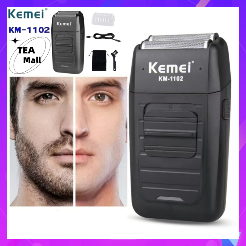 Kemei KM-1102 KM1102 เครื่องโกนหนวดไฟฟ้า เครื่องโกนหนวด
