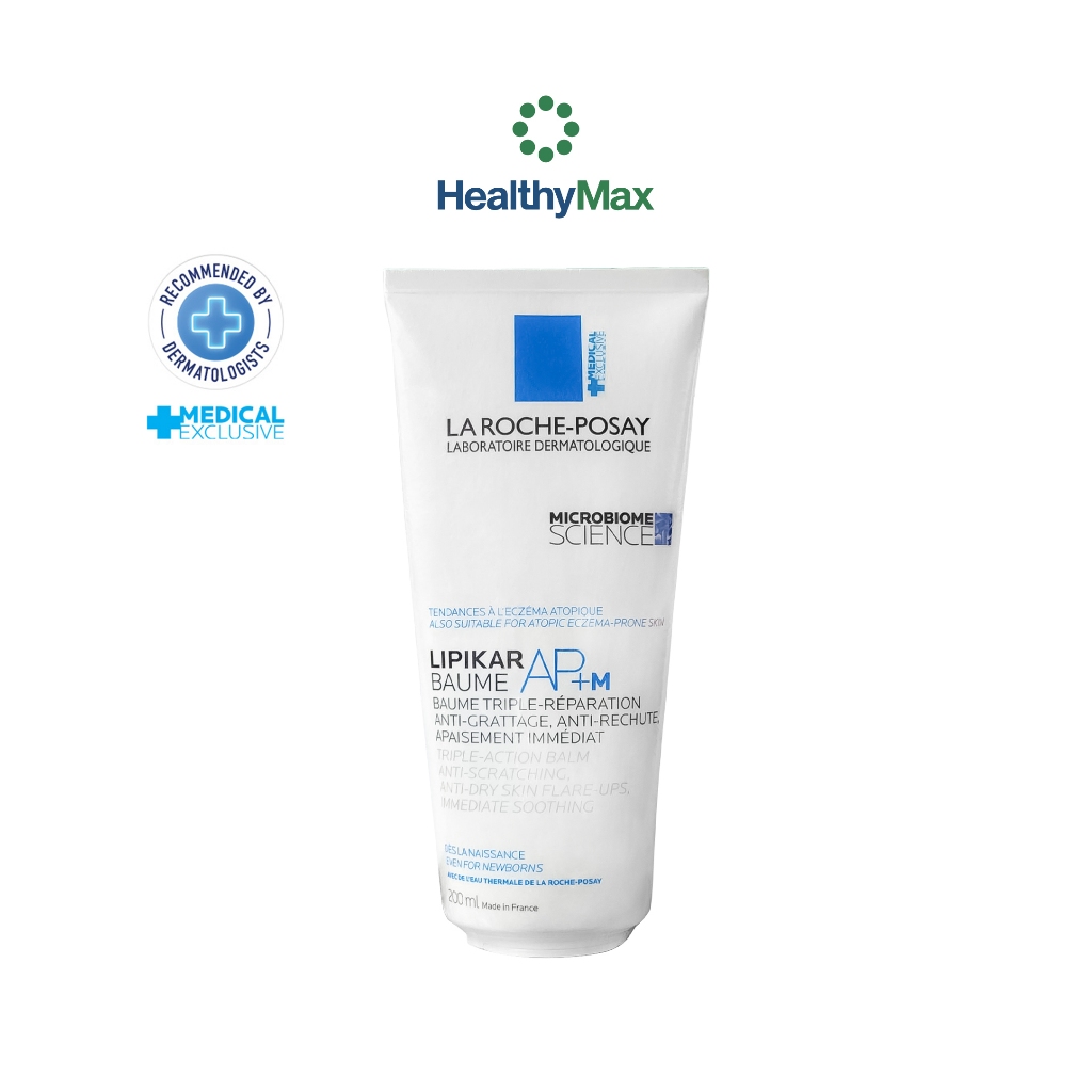 LA ROCHE-POSAY Lipikar Baume AP+M โลชั่นบำรุงผิวกาย สำหรับดูแลผิวแห้งมาก คัน และบอบบางแพ้ง่าย 200ml.