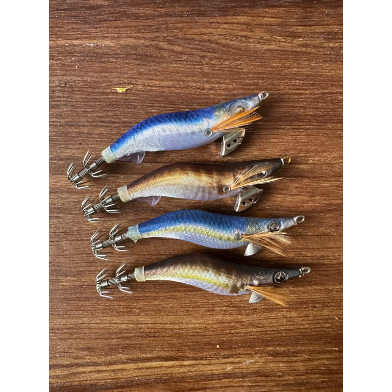 โยตกหมึก squid king squid jig ขนาด 2.5s และ 3.0สวยงามจับดีมากๆ