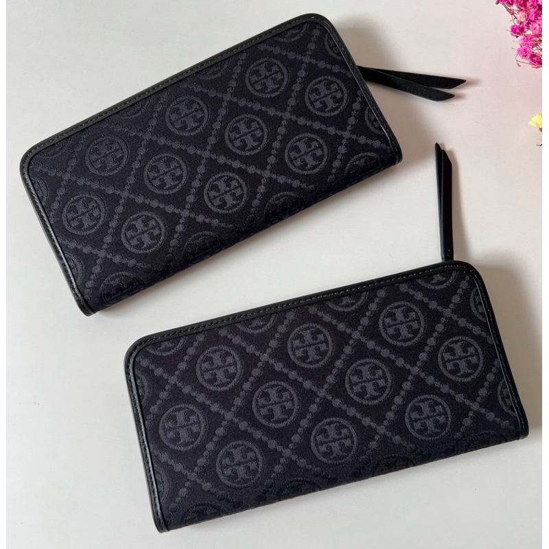 🎀 (สด-ผ่อน) 🎀(สด-ผ่อน) 152141 Tory burch T Monogram Zip Slim Wallet / 67321 Tory Burch Carter Slim