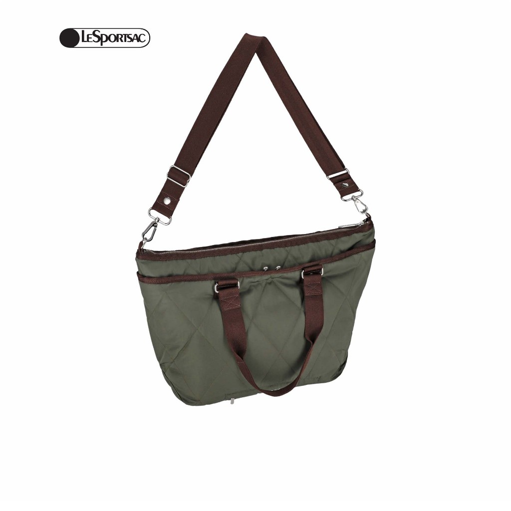Lesportsac Quilt zip tote bag กระเป๋าถือ กระเป๋าสะพาข้าง Style 1532