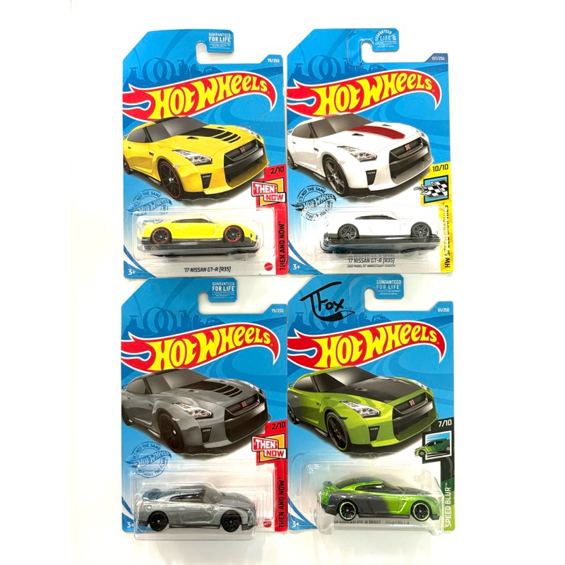 Hot Wheels | ’17 NISSAN GT-R(R35) ~ มี 4 สี |‼️ตัวแพคยับ มุมยับ แพคไม่คมไม่เนี๊ยบ‼️| 📦สินค้ามีพร้อมส่ง