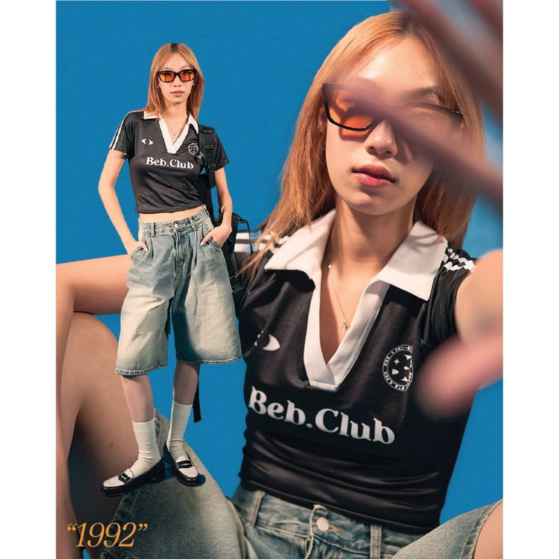 ส่งต่อ BEB.CLUB "1992 cropped polo" เสื้อคร็อปโปโล
