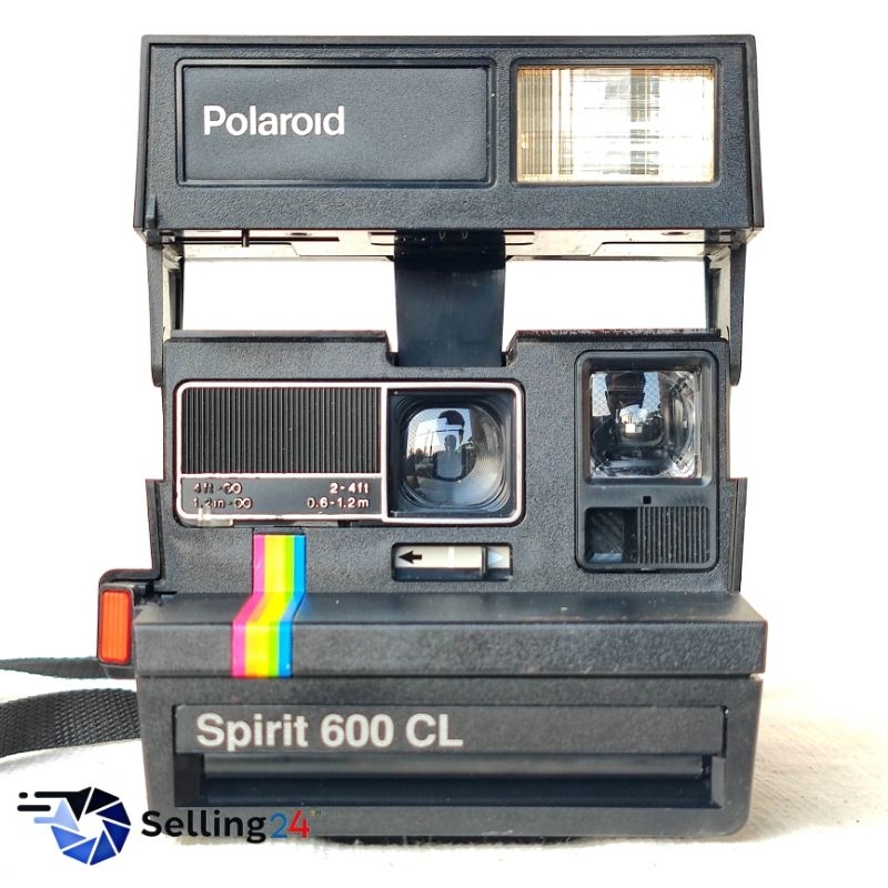 กล้อง instans ยี่ห้อ Polaroid Af รุ่น Spirit 600 CL Flash Vintage camera polarod Land film