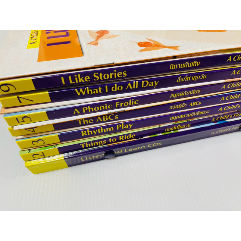 หนังสือการสอนภาษาอังกฤษสำหรับเด็ก A Child’s First English Program แบบฝึก 6 เล่ม+กิจกรรม 8 เล่ม+CD 9 