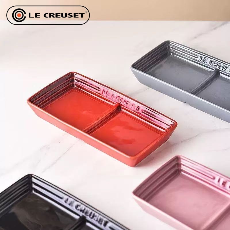 LE CREUSET Ceramic dipping plate rectangular plate