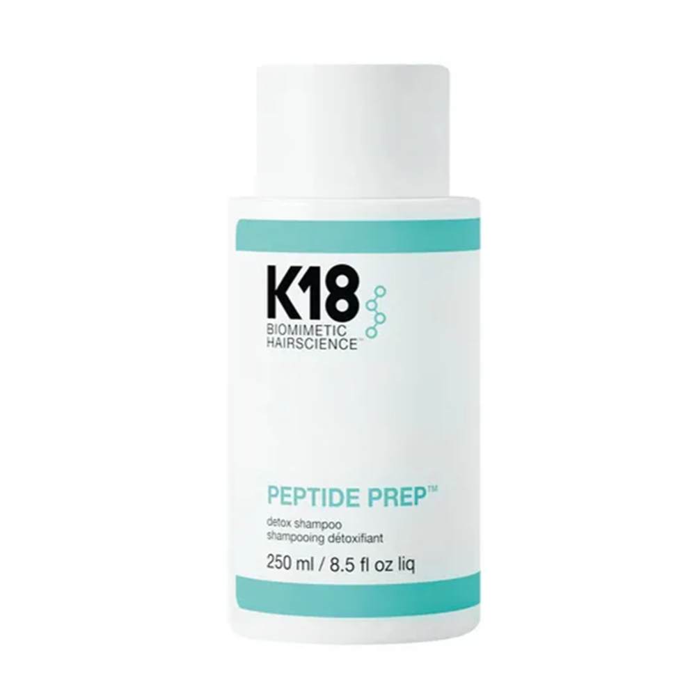 K18. Peptide Prep Detox Shampoo 250ml. เค18 เปปไทด์ เพรพ ดีท็อกซ์ แชมพู แชมพูสำหรับผมทำสี