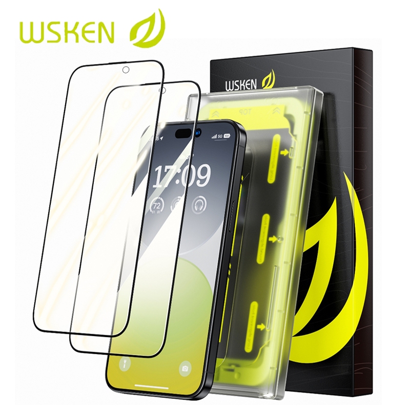[2 แพ็ค] Wsken ตัวป้องกันหน้าจอ iphone 17 promax ฟิล์ม 16promax/15promax 17 16 15 14 13 12 11 Privacy +HD และกระจกนิรภัย