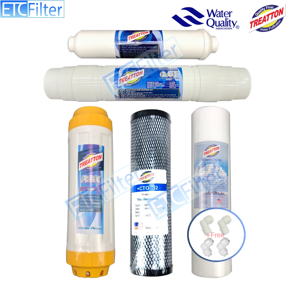 Unipure Treatton Colandas ชุดไส้กรอง 5 ขั้นตอน