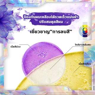 🔥ฆ่าไรเหลืองดีที่สุด🔥300ML NEW แชมพูม่วง แชมพูสีเทา ครีมนวดเทา ยาสระผมเทา แชมพูสีม่วง ครีมนวดม่วง แซมพูม่วง แชมพูผมเทา
