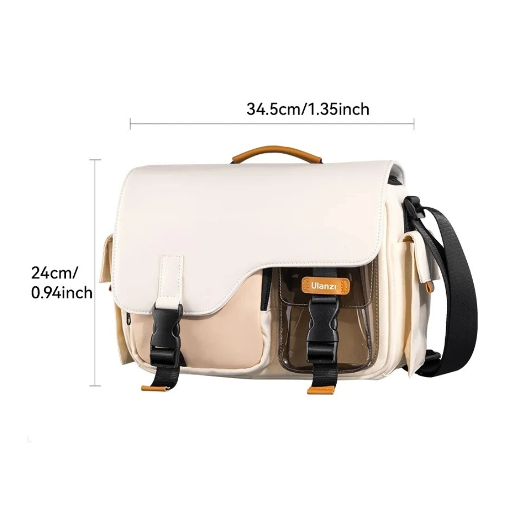 Ulanzi MS12 กระเป๋ากล้องสะพายข้าง กันน้ำ ใส่กล้อง DSLR/Mirrorless เลนส์ พร้อมช่องจัดระเบียบ - รูปที่ 5